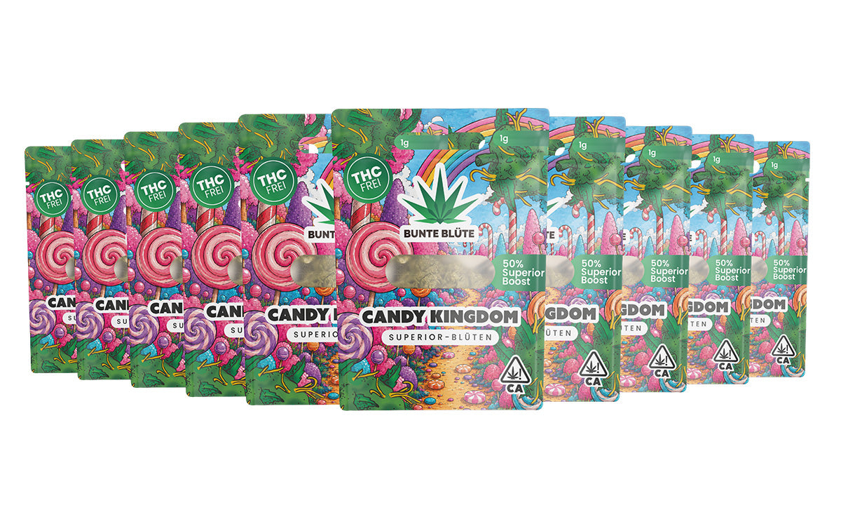 10x 1g Superior Blüte Candy Kingdom, THC frei
