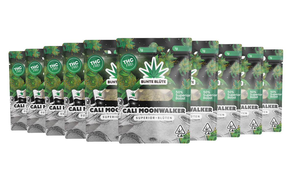 10x 1g Superior Blüte Cali Moonwalker, THC frei