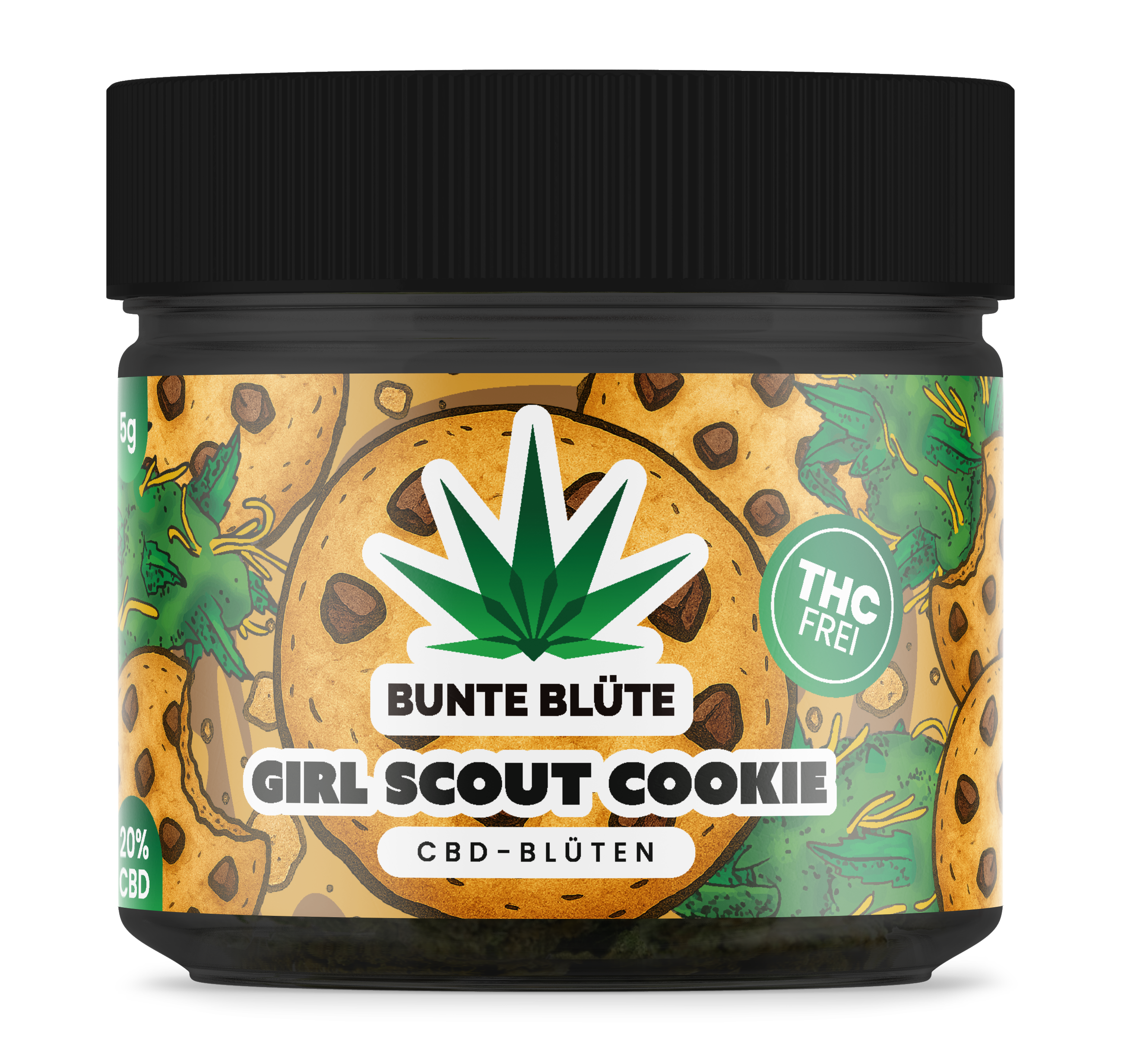 1x 5g CBD Blüte Girl Scout Cookies, THC frei