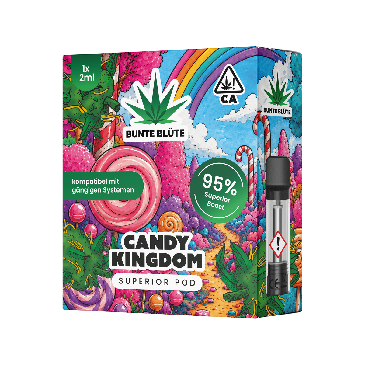 1x 2ml Superior Pod Candy Kingdom