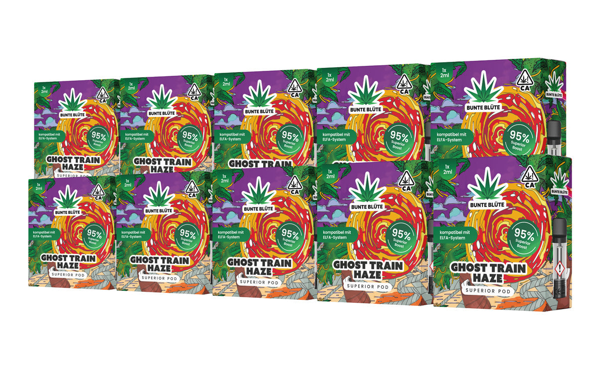 10x 2ml Superior Pod Ghost Train Haze