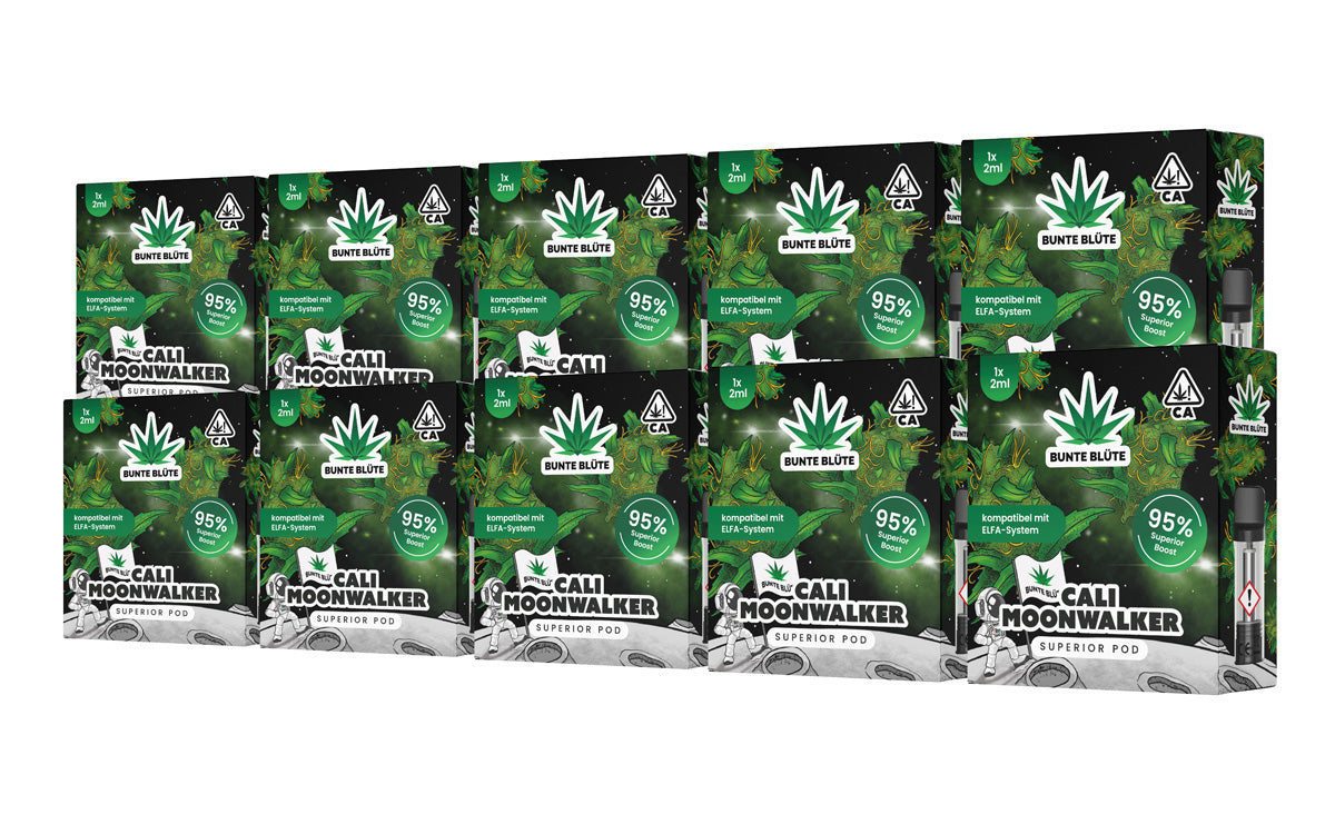 10x 2ml Superior Pod Cali Moonwalker