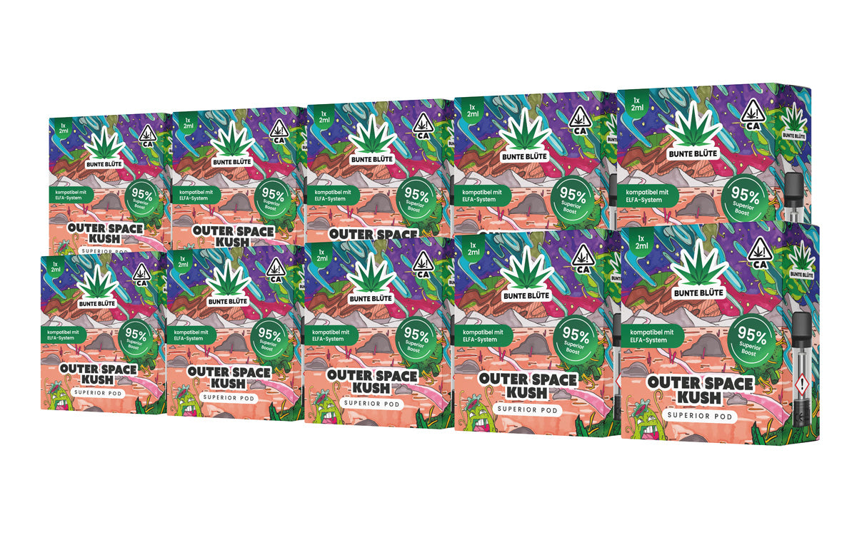 10x 2ml Superior Pod Outer Space Kush