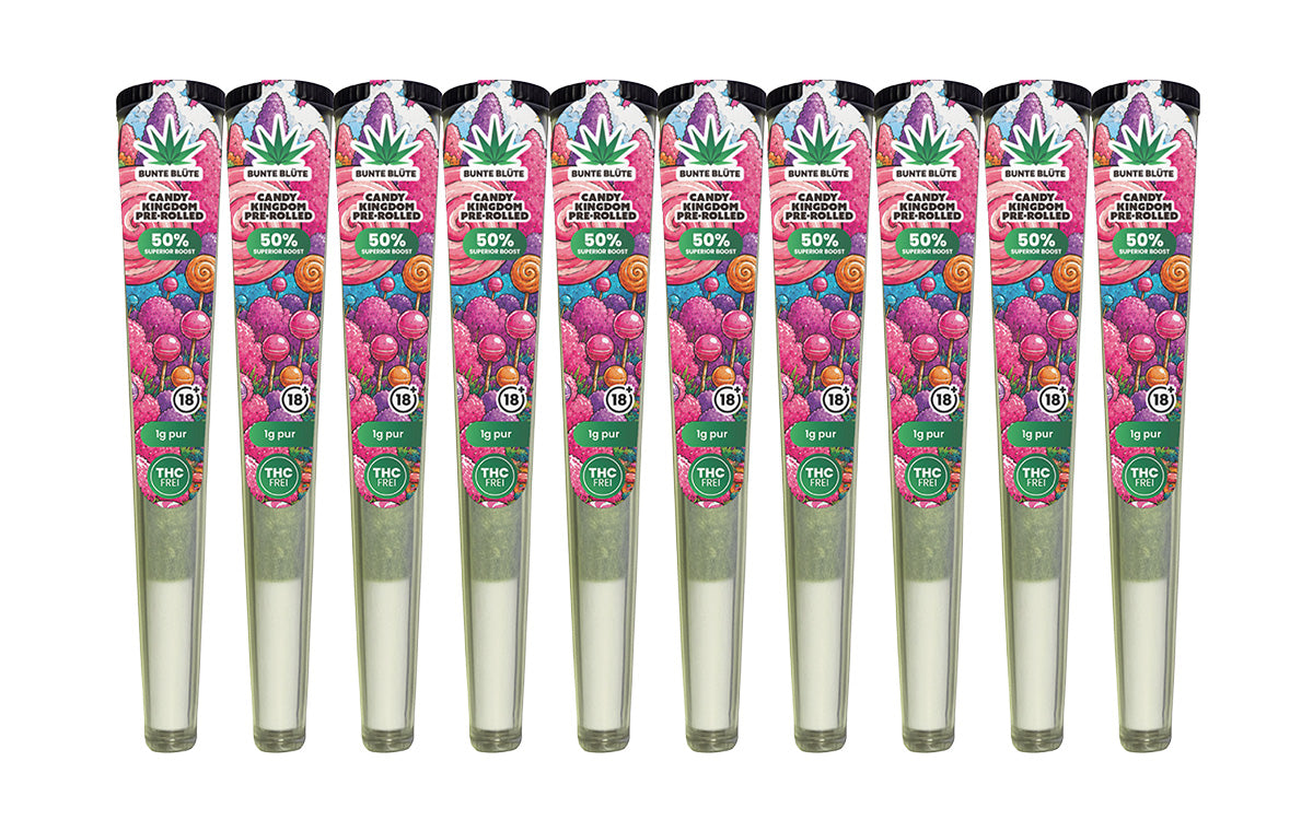 10x 1g Superior Pre rolled Joint Candy Kingdom