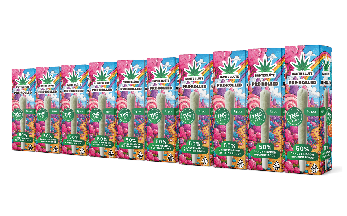 10x 1g Superior Pre rolled Joint Candy Kingdom mit Umverpackung
