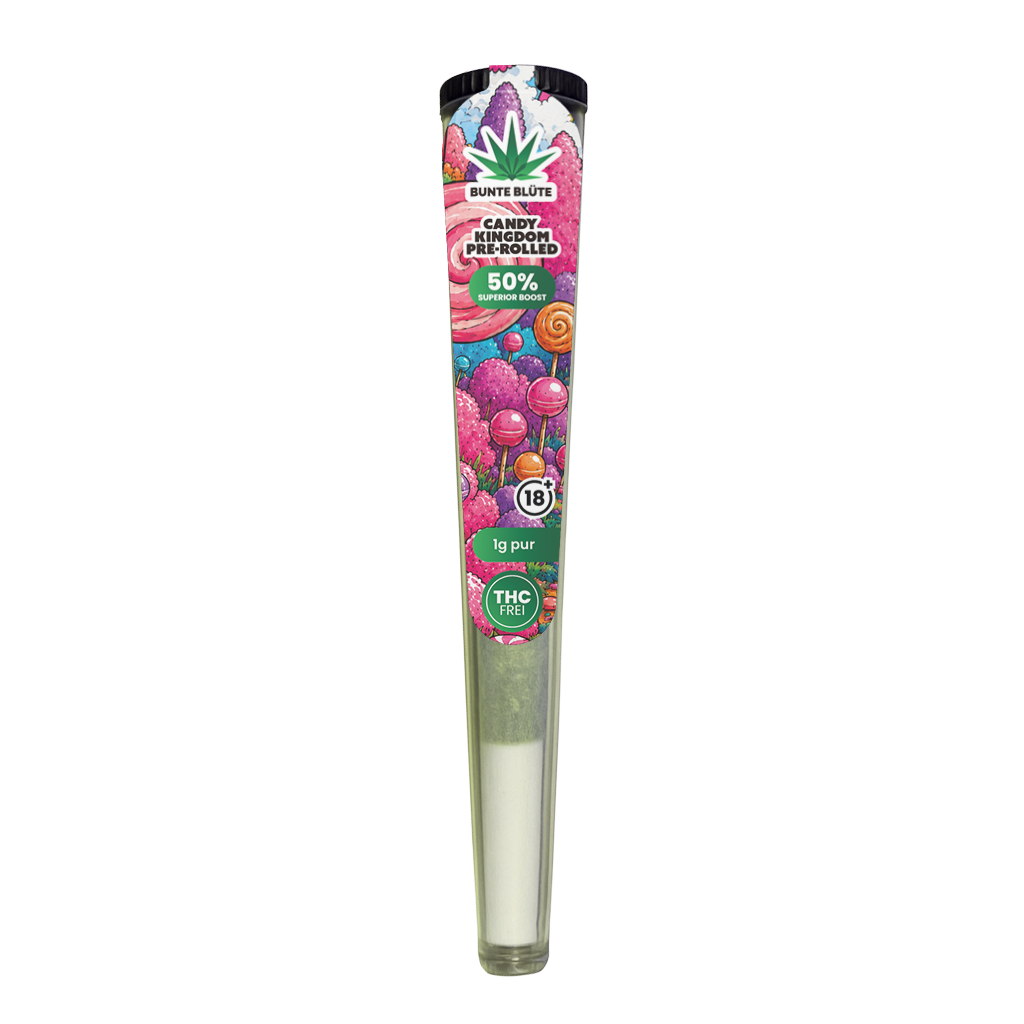 1x 1g Superior Pre Rolled Joint Candy Kingdom mit Sticker