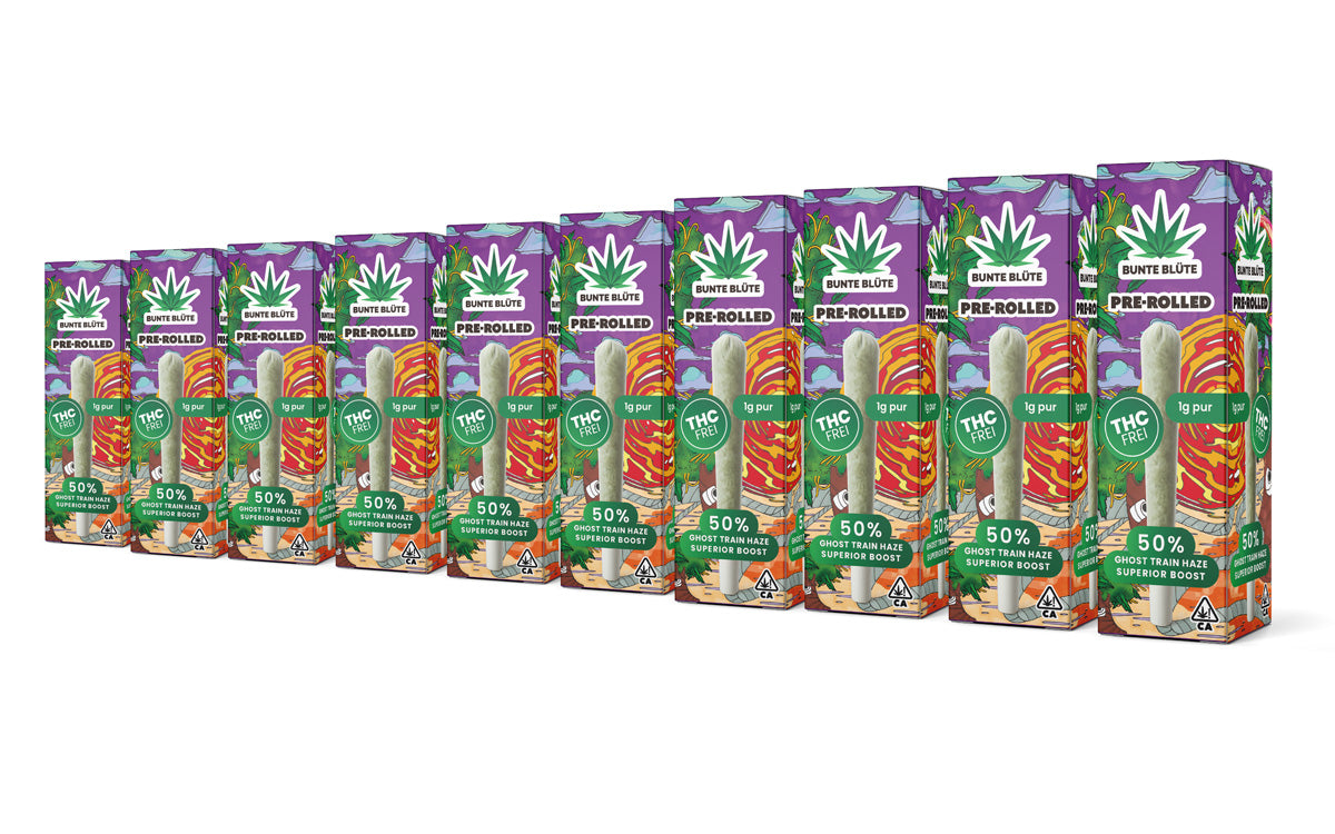 10x 1g Superior Pre rolled Joint Ghost Train Haze