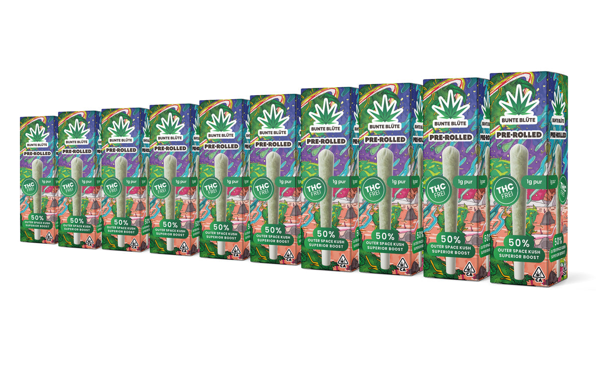 10x 1g Superior Pre rolled Joint Pack Outer Space Kush