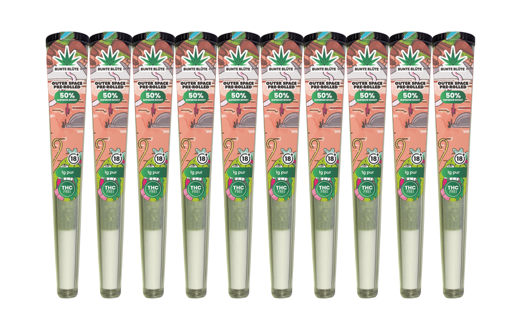 10x 1g Superior Pre rolled Joint Pack Outer Space Kush