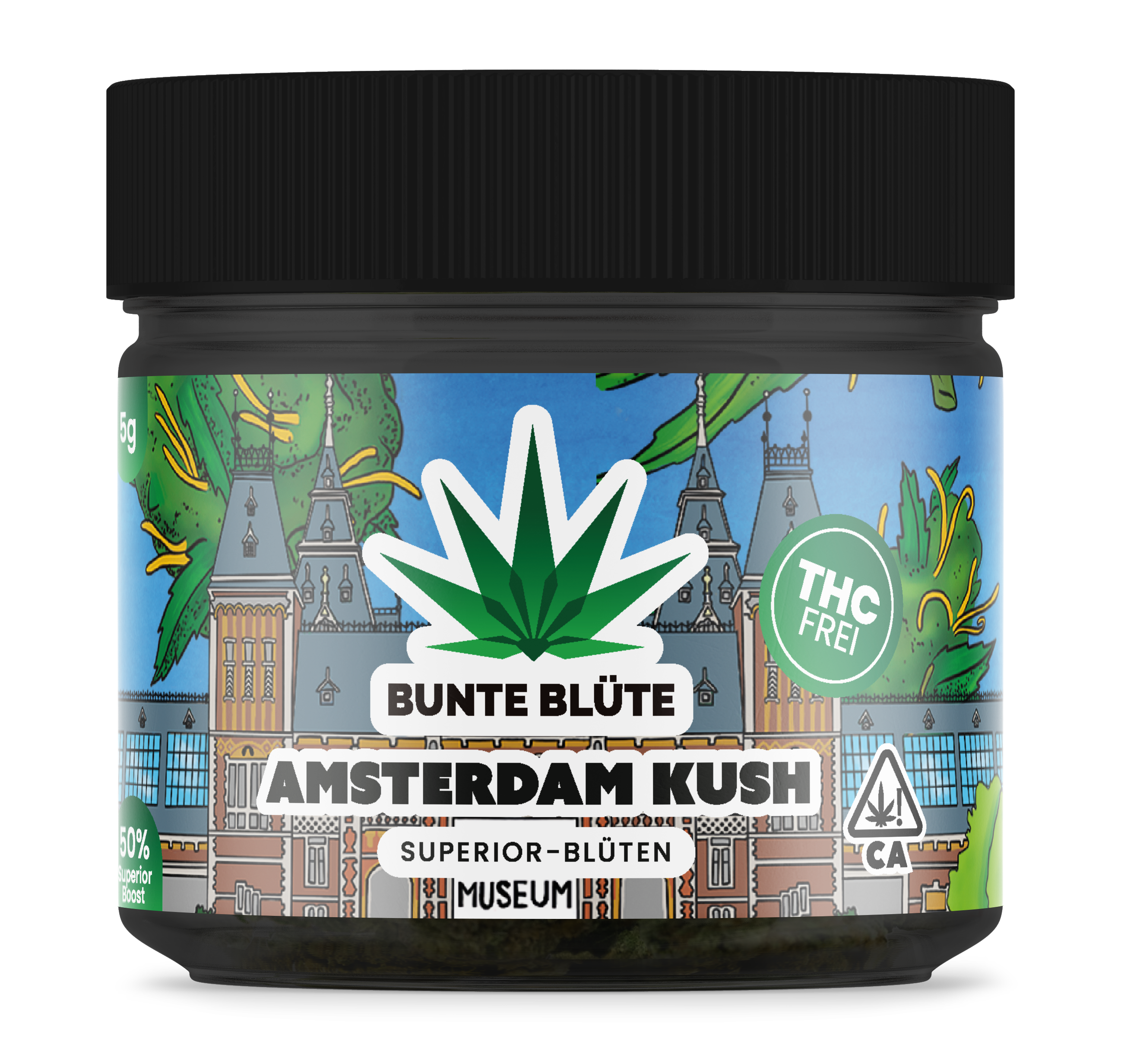 1x 2g Superior Blüte Amsterdam Kush, THC frei