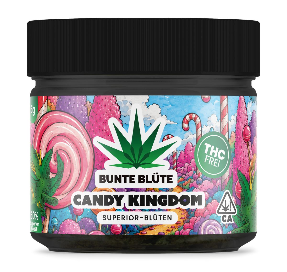 1x 5g Superior Blüte Candy Kingdom, THC frei