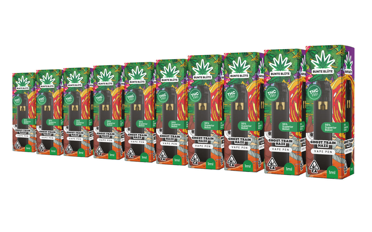 10x 1ml Disposable Superior Vape Ghost Train Haze