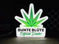 Bunte Blüte LED-Leuchtschild mit Stecker